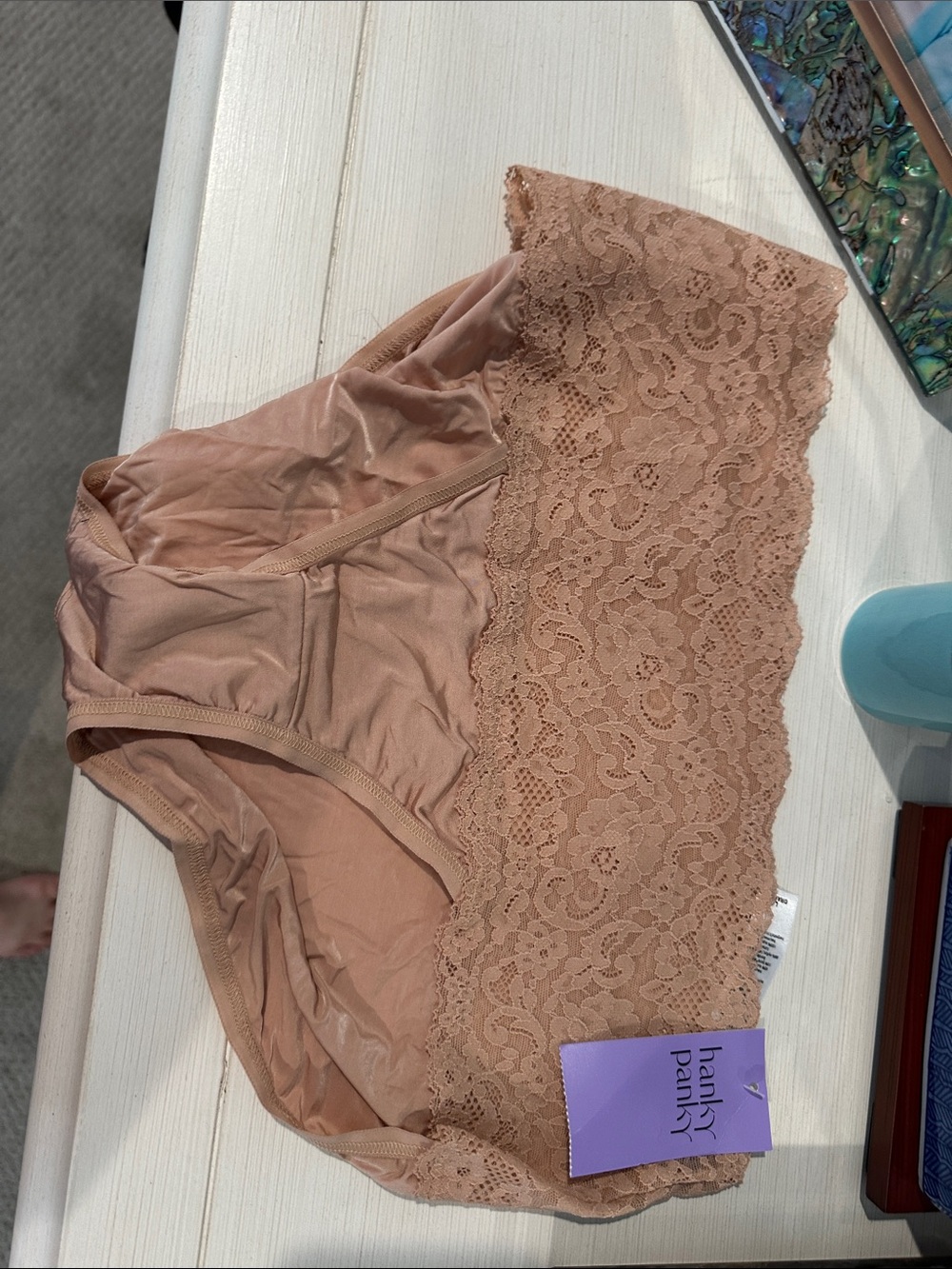 Hanky Panky silky skin high rise Panty - Mocha Nude